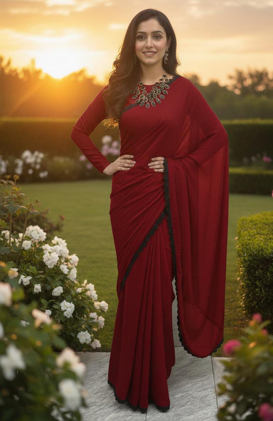 Elegant Chiffon Saree